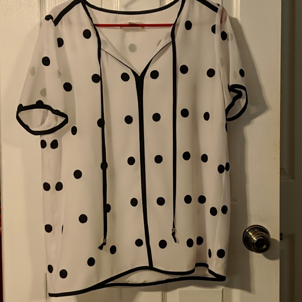 Polka Dot Blouse